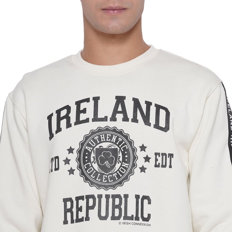 Unisex Ireland Republic Stamp Cream Sweatshirt